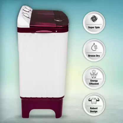 Sansui 7 kg Semi Automatic Top Load Washing Machine Red, White  (JSP70S-2024L) (OPEN BOX) Sansui 7 kg Semi Automatic Top Load Washing Machine Red, White  (JSP70S-2024L) (OPEN BOX)